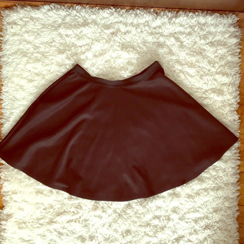 Black circle skirt